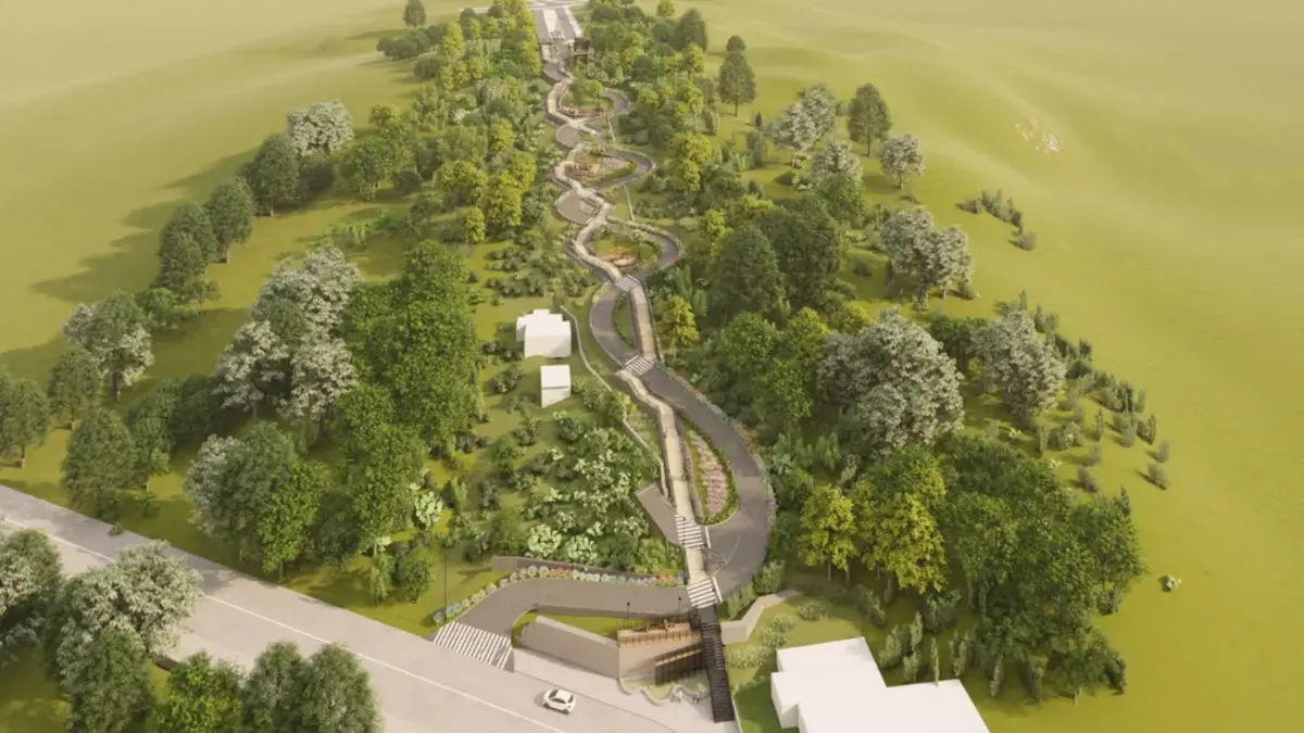 Projeto da rua mais sinuosa do mundo (Credito: Divulgação / Prefeitura de São Joaquim)