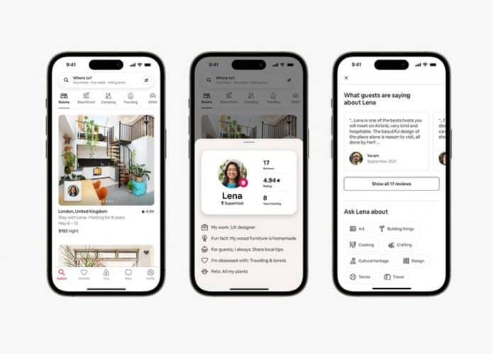 Airbnb reformula site