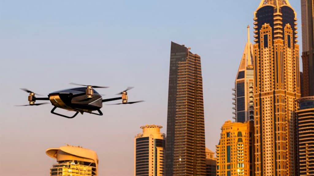 Carro voador em Dubai