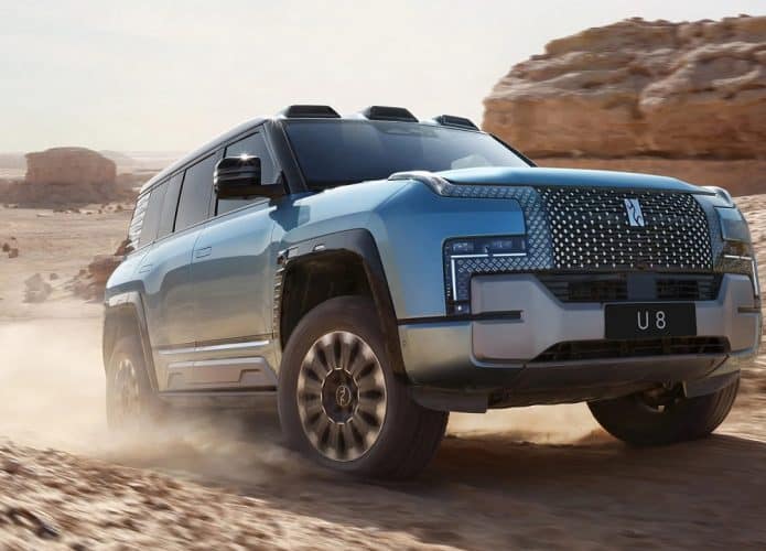 O SUV Yangwang U8 da BYD