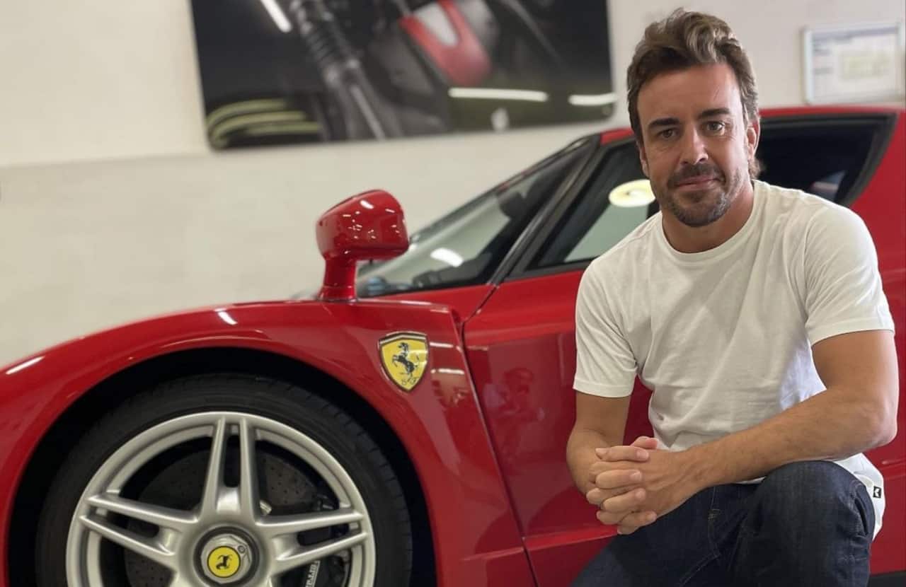 Ferrari Enzo do piloto espanhol Fernando Alonso