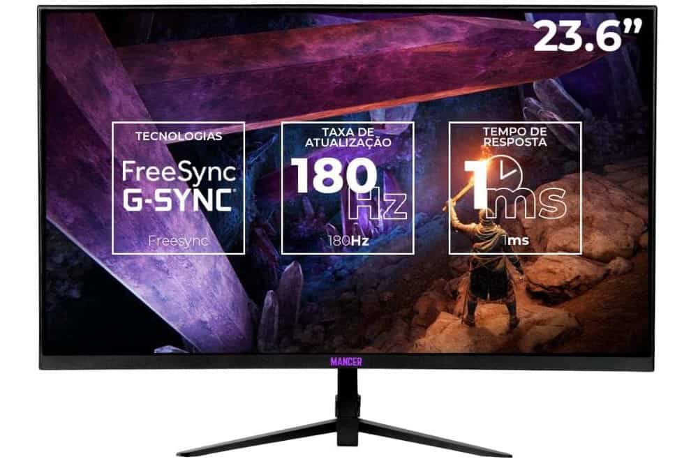 Monitor Mancer Valak de 23,6 polegadas
