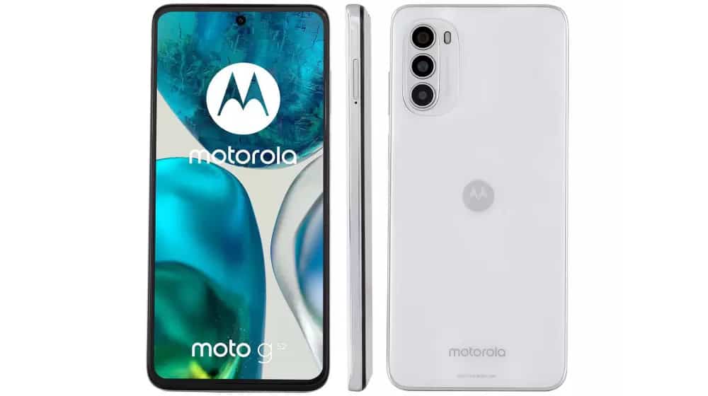 Moto G52. Imagem: Divulgação