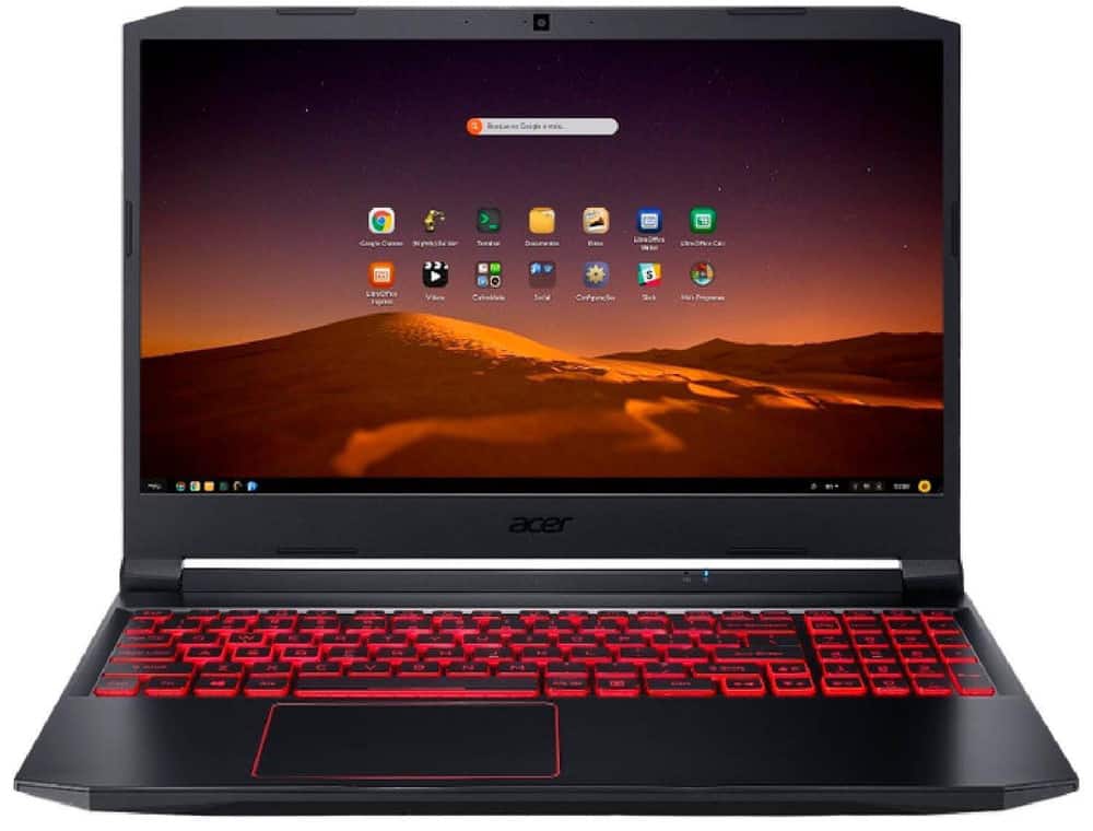 Notebook Acer Nitro 5 com tela de 15 polegadas