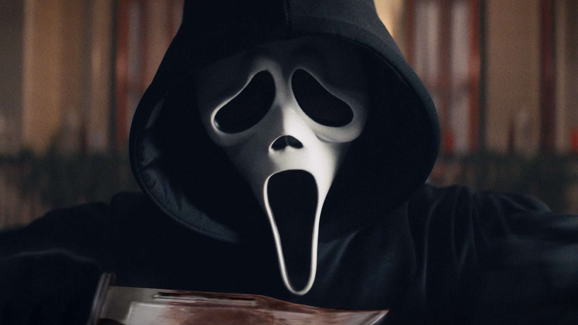 Cena do filme Pânico (2022), baseado no subgênero slasher