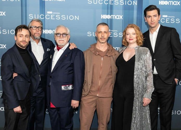 Elenco de Succession com roteirista Jeremy Strong