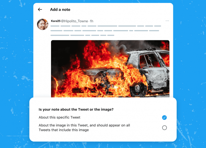 twitter sistema de verificação de imagens