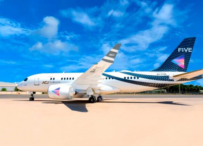Avião que virou hotel voador da Five Hotels