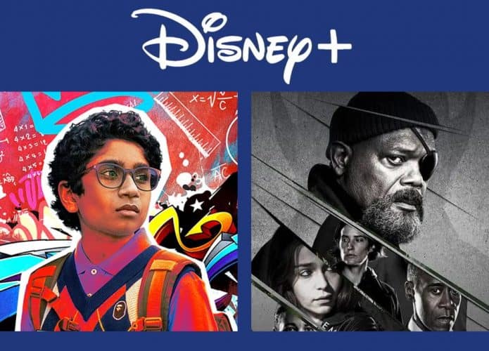 Montagem com pôsteres do filme O Melhor do Mundo e da série Invasão Secreta, ambos da Disney+