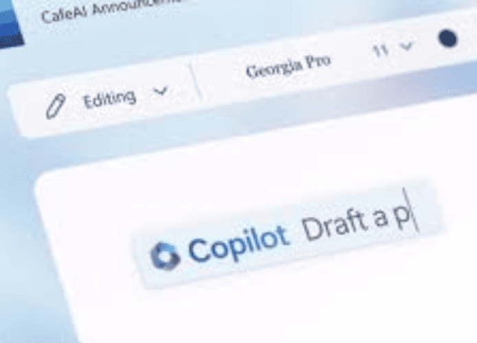 Imagem mostrando o Copilot em funcionamento