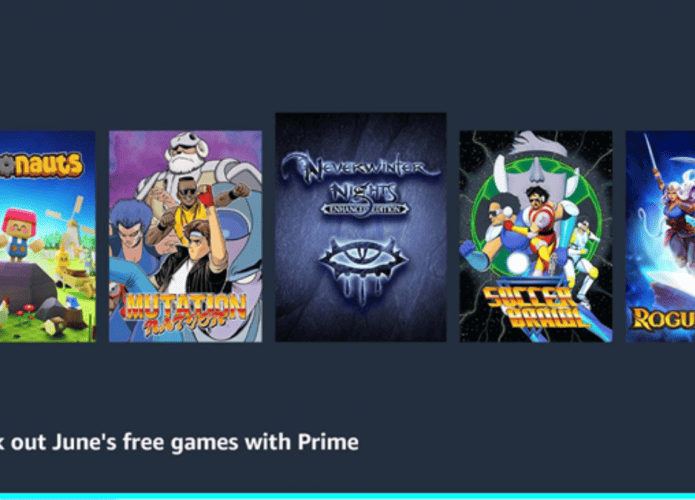 Imagem mostrando os jogos disponíveis no mês de junho