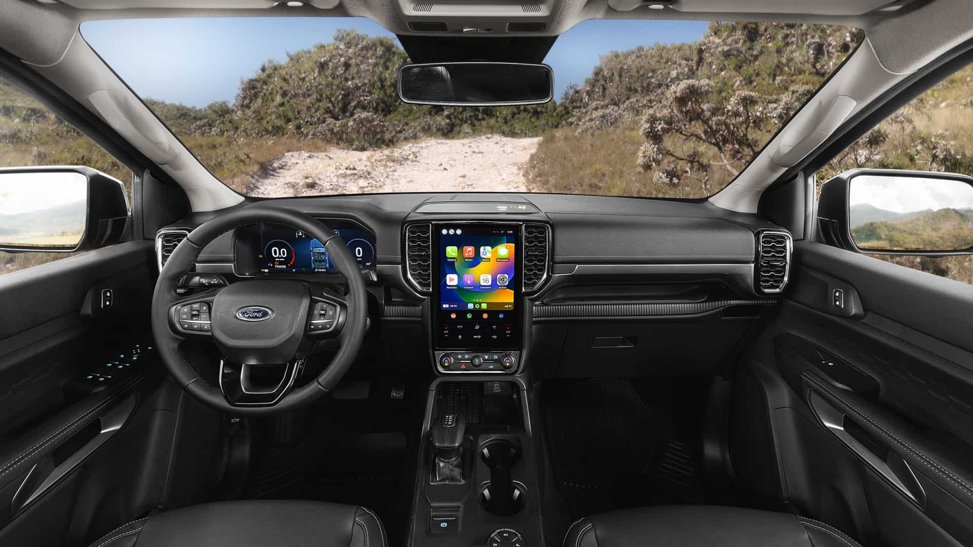 Ford Ranger terá duas telas de 12