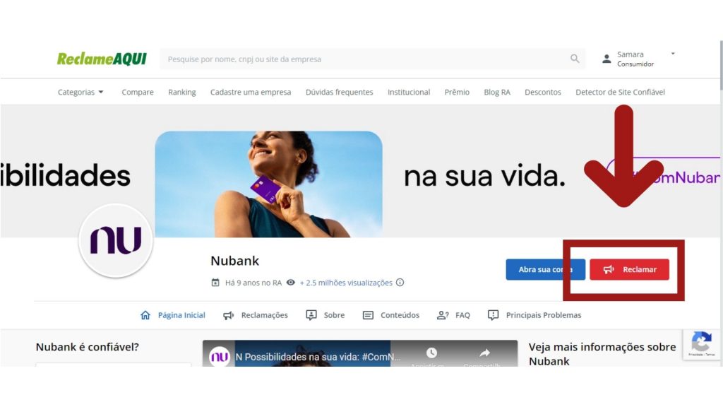 Reclame Aqui Nubank