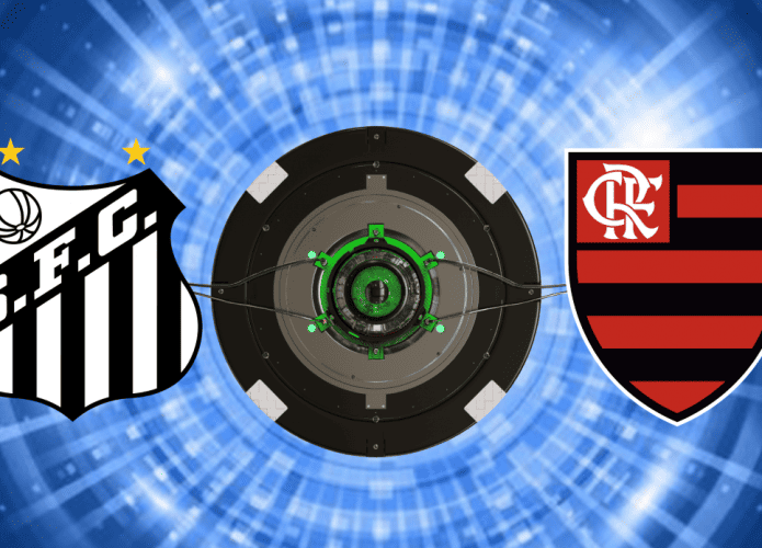 Santos e Flamengo Brasileirão