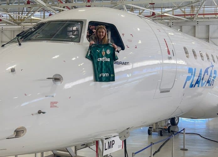 palmeiras avião