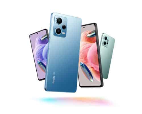 vários celulares Xiaomi Redmi Note 12