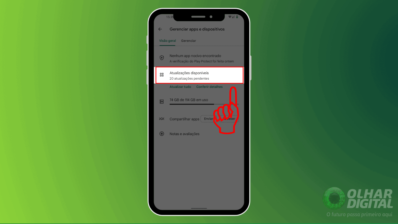 Como atualizar aplicativos e jogos em dispositivos Android