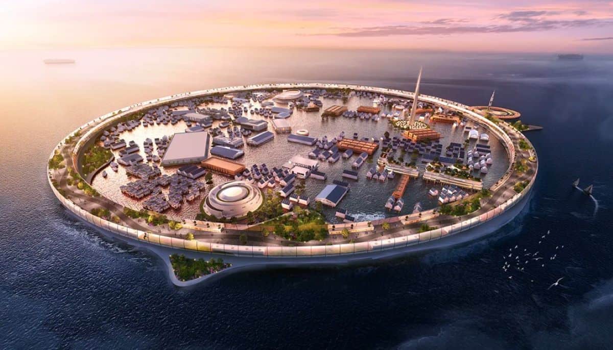 Cidade flutuante de luxo para 40 mil pessoas é projetada no Japão