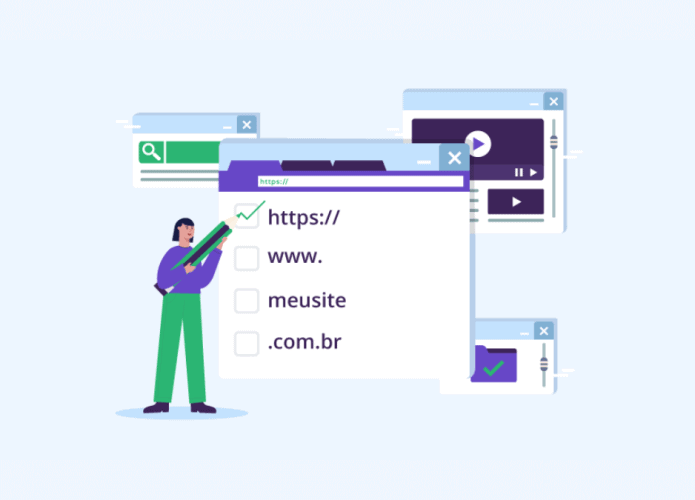 domínio website