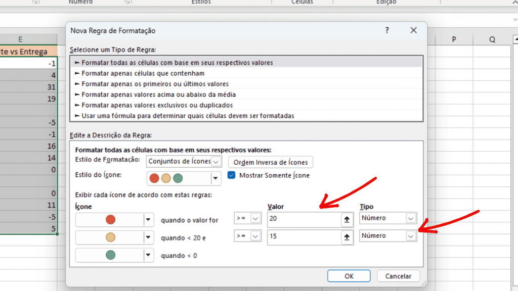 Como colocar indicador de farol no Excel - Olhar Digital