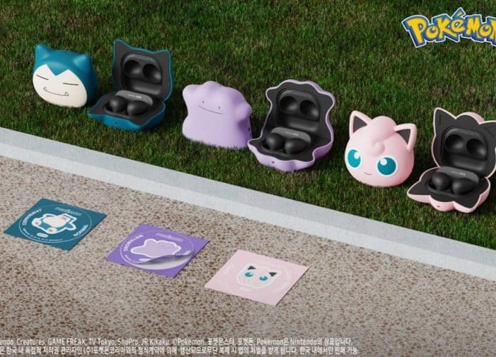 Galaxy Buds 2 e Buds 2 Pro do Pokémon (Imagem: divulgação/Samsung)