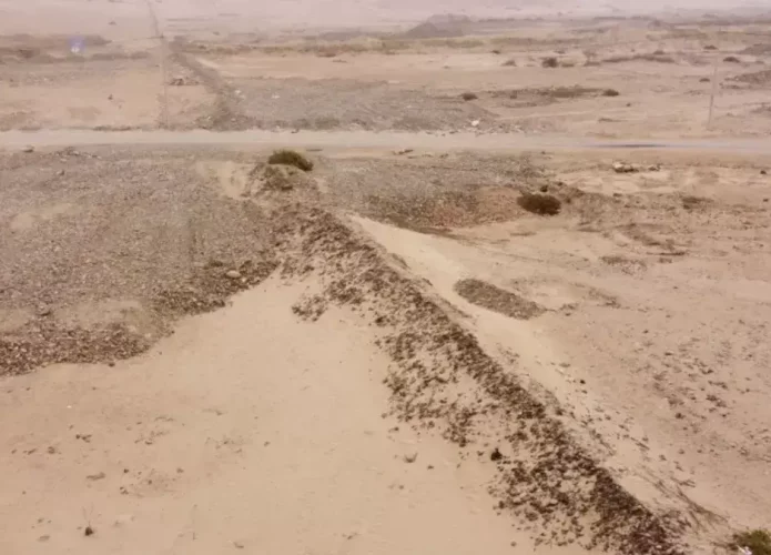 Parede construída no Peru