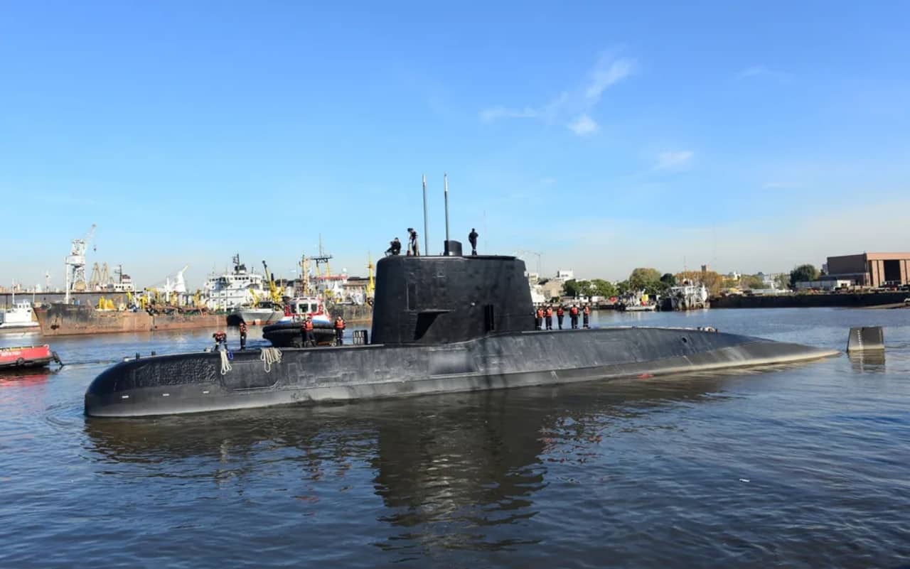 Submarino argentino que sumiu em 2017