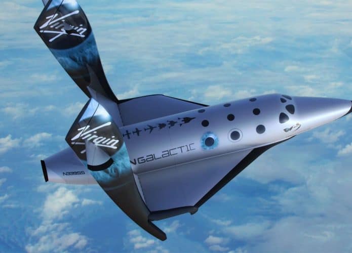 virgin galactic avião espacial