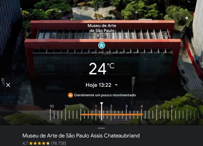 Visão Imersiva no Google Maps (Imagem: reprodução/Olhar Digital)