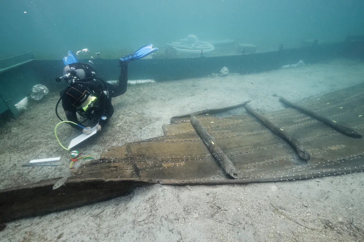 O barco data de 3 mil anos atrás