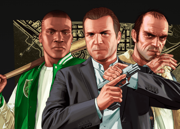 Imagem mostrando personagens do GTA