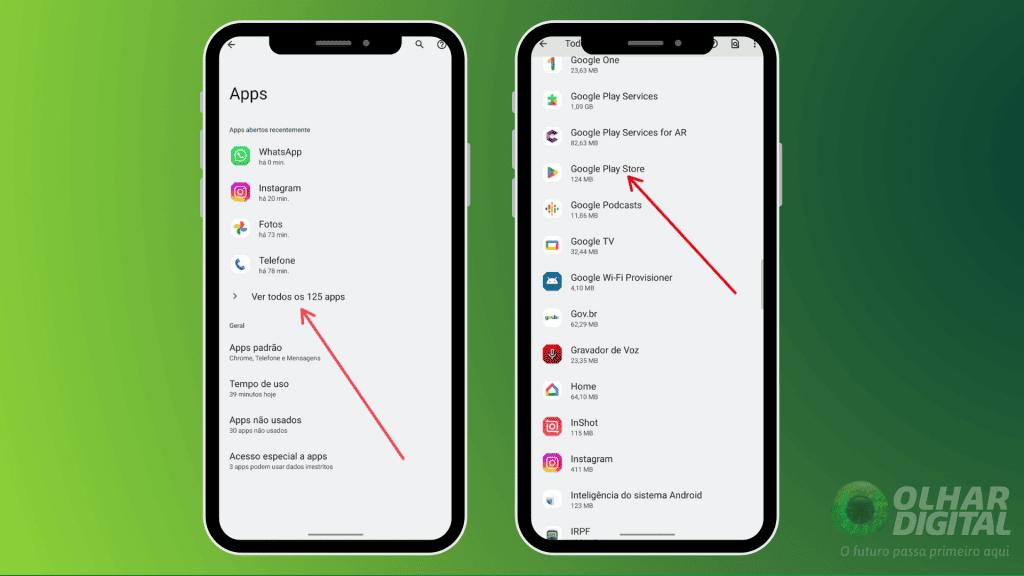 Google Play Store: como retirar status de instalação pendente