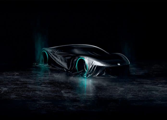 Imagem teaser de novo carro esportivo elétrico da Honda