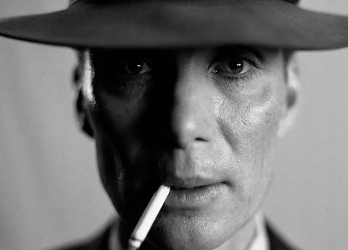 Retrato de protagonista do filme Oppenheimer