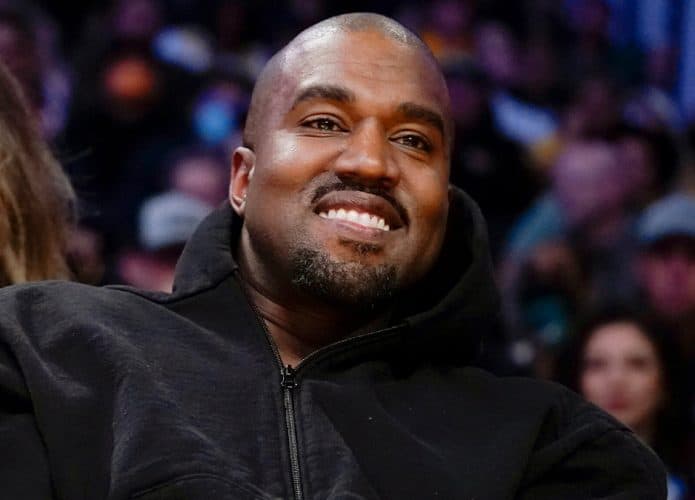 Músico Kanye West em evento