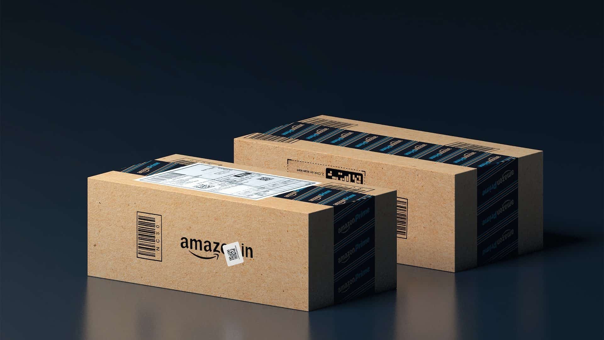 Pacotes da Amazon via Anirudh/Unsplash