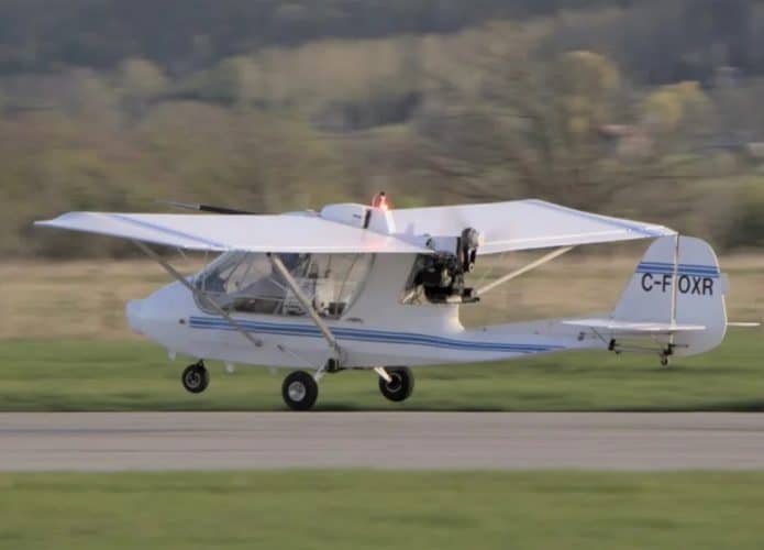Aeronave autônoma da startup Ribbit