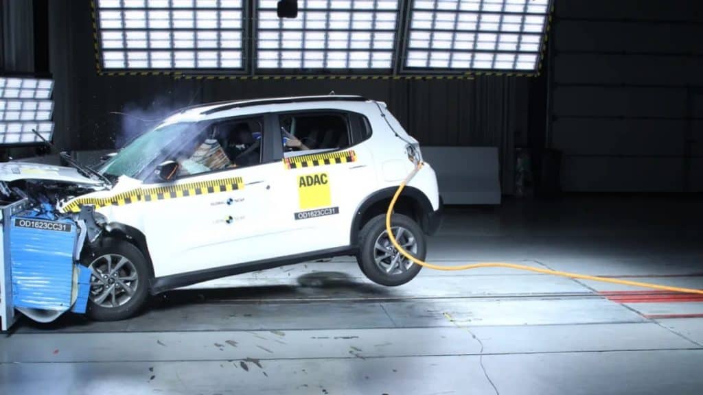 Citroën C3 zera testes de segurança