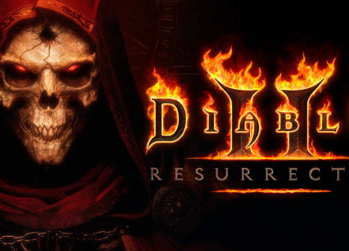 Imagem mostrando a capa do jogo Diablo II:Resurrected