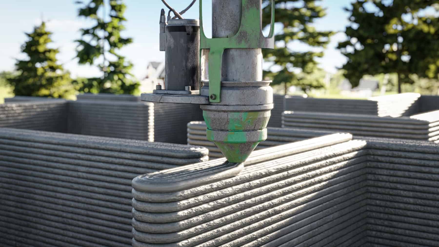 Construção impressa em 3D