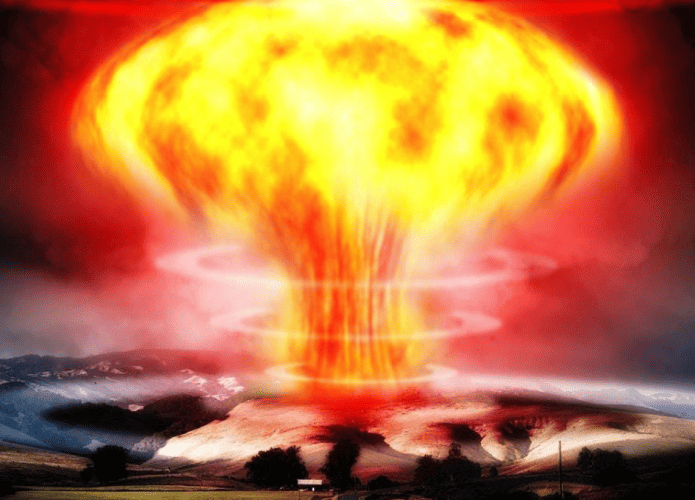 explosão nuclear