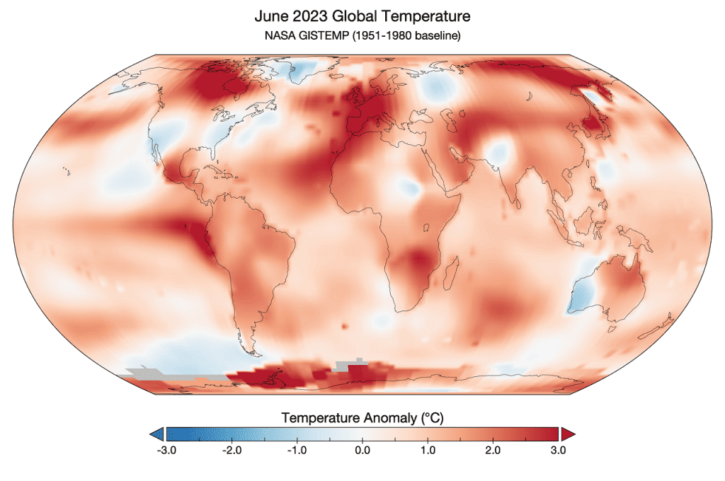 nasa quente calor