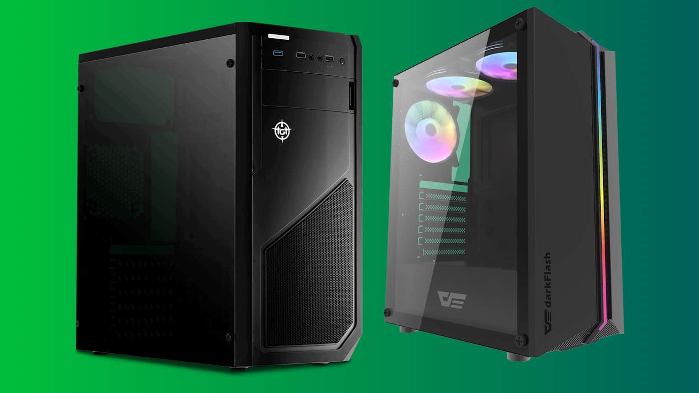 Gabinete gamer em promoção