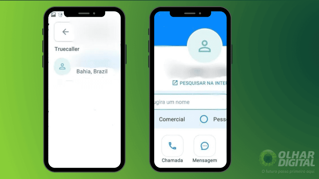 Imagem mostrando o Truecaller
