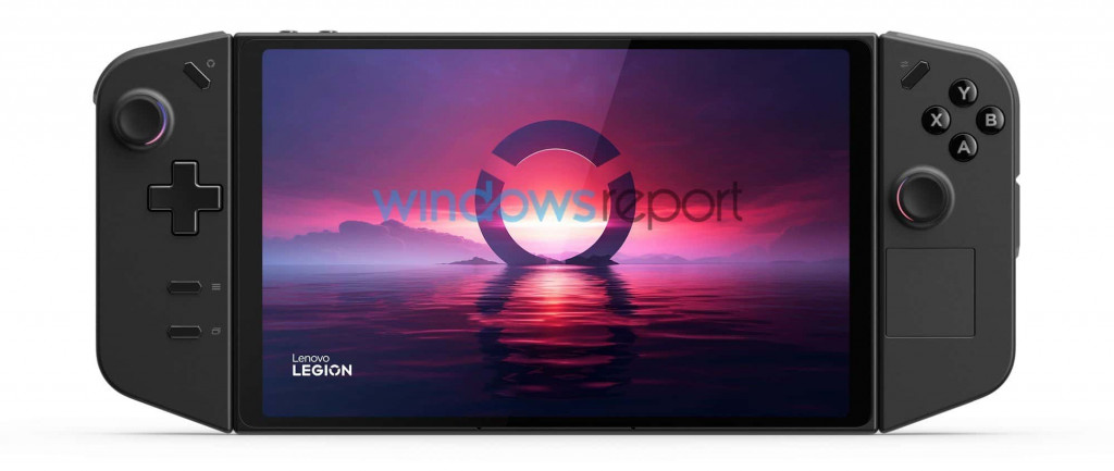 Suposto Lenovo Legion Go (Imagem: reprodução/WindowsReport)