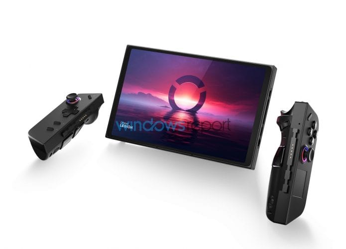 Suposto Lenovo Legion Go (Imagem: reprodução/WindowsReport)
