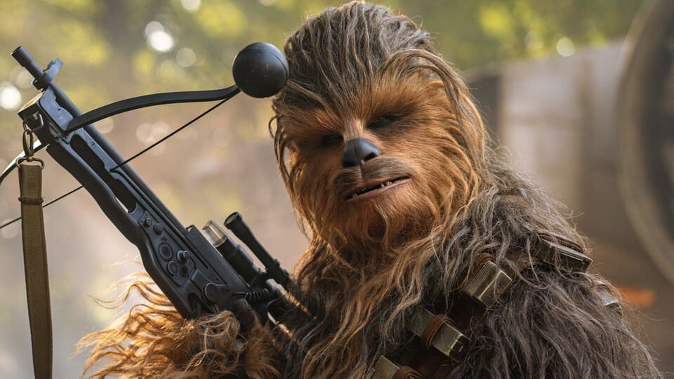 Chewbacca com uma besta