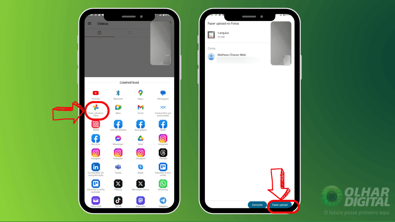 Como gravar tela durante uma chamada de vídeo no WhatsApp