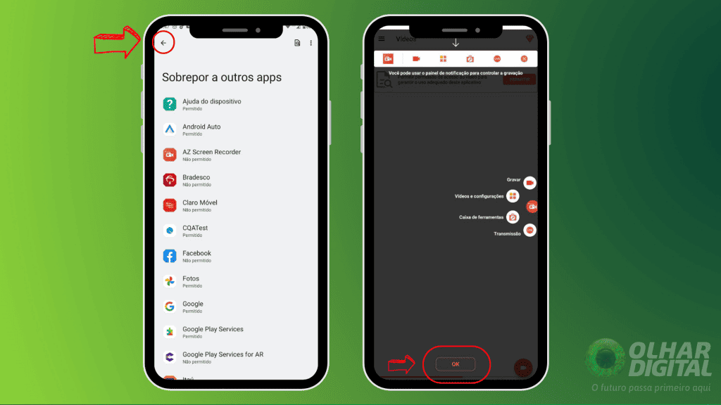 Como gravar tela durante uma chamada de vídeo no WhatsApp