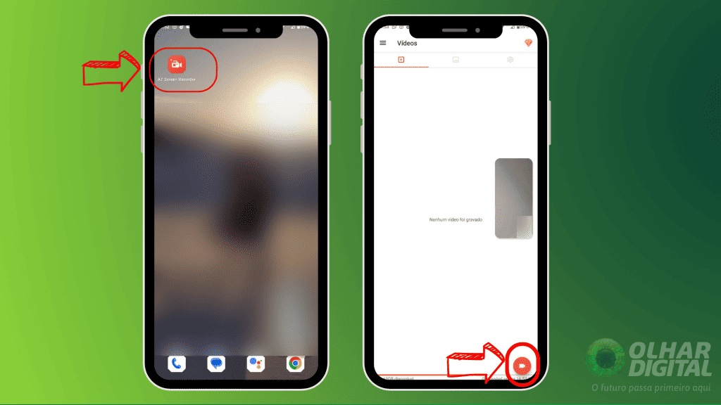 Como gravar tela durante uma chamada de vídeo no WhatsApp